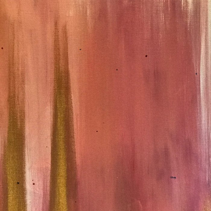 Blush with Gold Abstract Coffee Mug Gallery Image 2