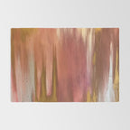 Blush with Gold Abstract Rug Gallery Image 2