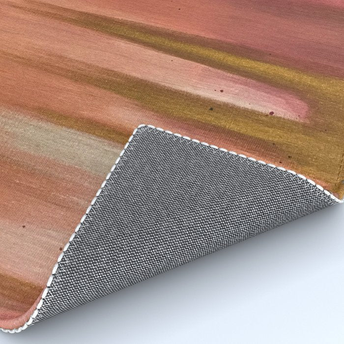 Blush with Gold Abstract Rug Gallery Image 4