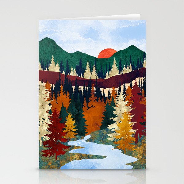 Valley Stream Stationery Card Gallery Image 2