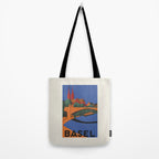 Basel, Switzerland Travel Poster, 1937 Tote Bag Gallery Image 2