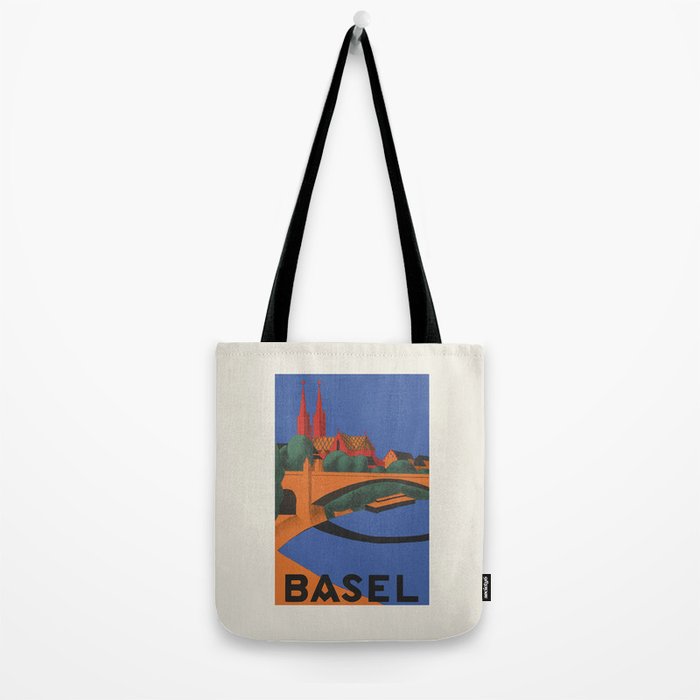 Basel, Switzerland Travel Poster, 1937 Tote Bag Gallery Image 2