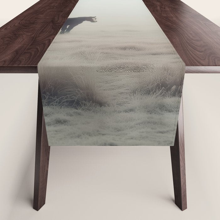 Horses in the Mist I Table Runner Gallery Image 1