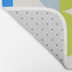 Mid Century Modern Geometry Pastel 9 Bath Mat Gallery Image 2