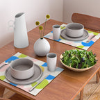 Mid Century Modern Geometry Pastel 9 Placemat Gallery Image 2