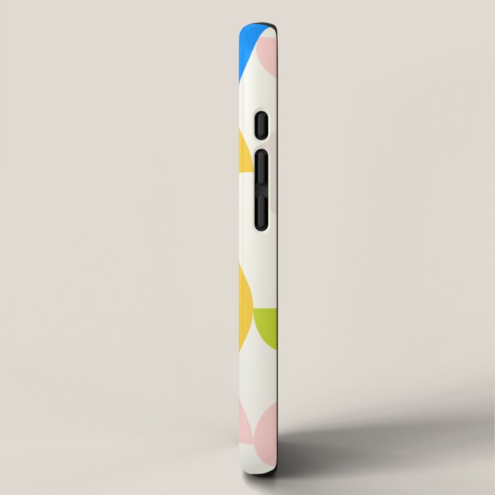 Mid Century Modern Geometry Pastel 9 iPhone Case Gallery Image 2