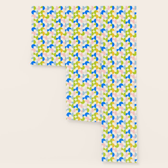 Mid Century Modern Geometry Pastel 9 Wallpaper Gallery Image 3