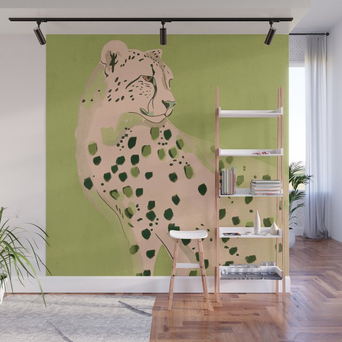 Cheetah 12 Wall Mural Gallery Image 1
