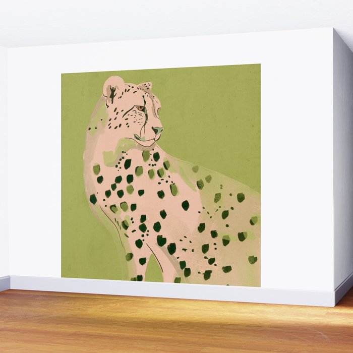 Cheetah 12 Wall Mural Gallery Image 2