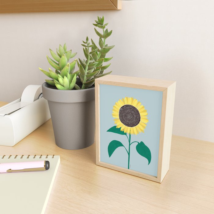 Sunflower Mini Art Print Gallery Image 2