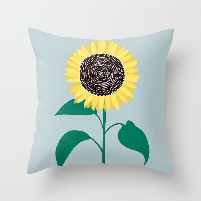 Sunflower Throw Pillow Gallery Image 1