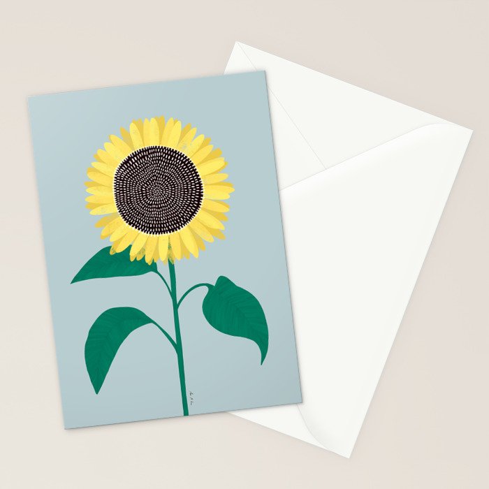 Sunflower Stationery Card Gallery Image 2