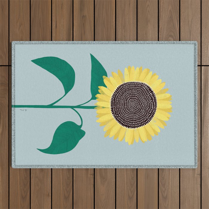 Sunflower Outdoor Rug Gallery Image 1