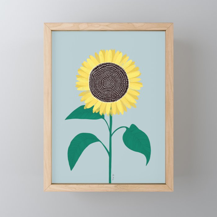 Sunflower Mini Art Print Gallery Image 1