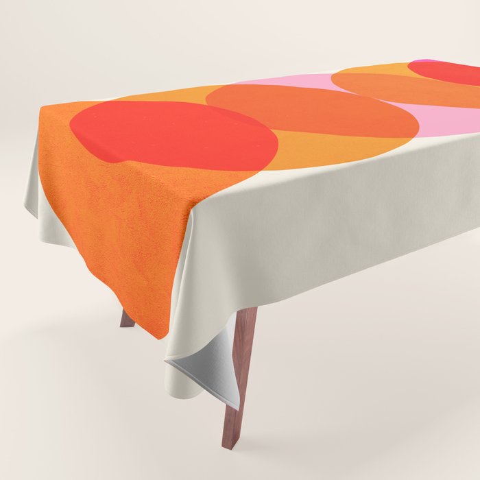 Abstraction_colour_circles_001 Tablecloth Gallery Image 1