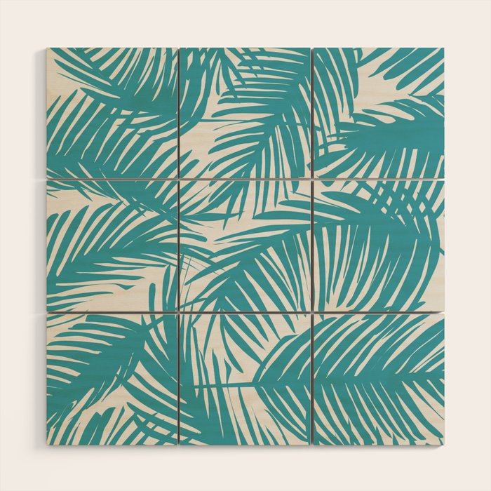 Tropical Pattern 02A Wood Wall Art Gallery Image 1