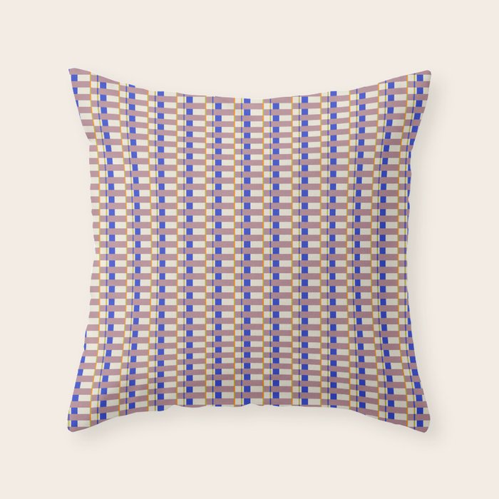 Overlap Jello Salad Throw Pillow Gallery Image 1