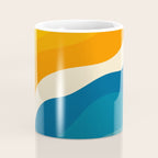 Minimalist abstract waves Coffee Mug Gallery Image 4