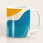 Minimalist abstract waves Coffee Mug Gallery Image 1