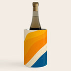 Minimalist abstract waves Wine Chiller Gallery Image 2