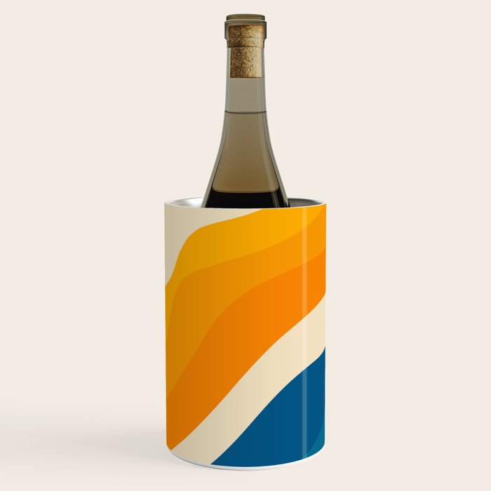 Minimalist abstract waves Wine Chiller Gallery Image 2