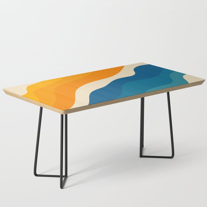 Minimalist abstract waves Coffee Table Gallery Image 1