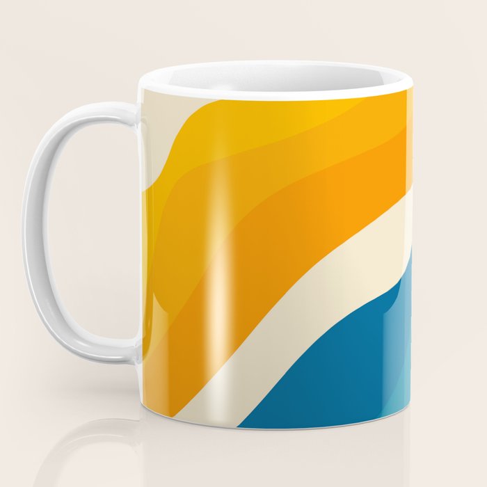 Minimalist abstract waves Coffee Mug Gallery Image 3
