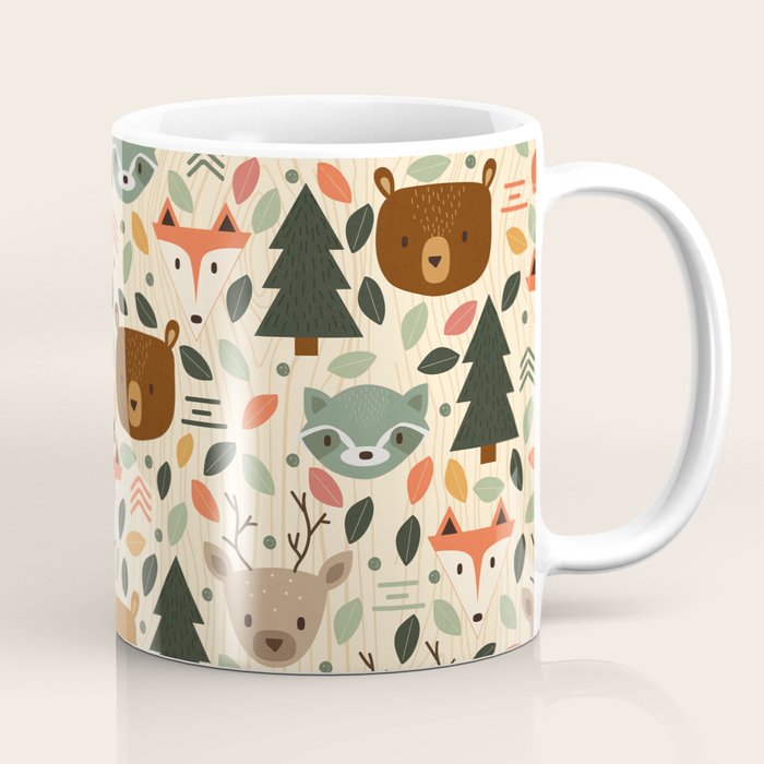 Woodland Creatures Coffee Mug Gallery Image 1