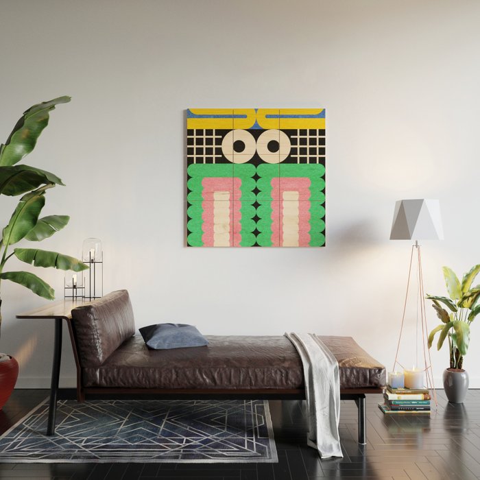Funny Face Wood Wall Art Gallery Image 2