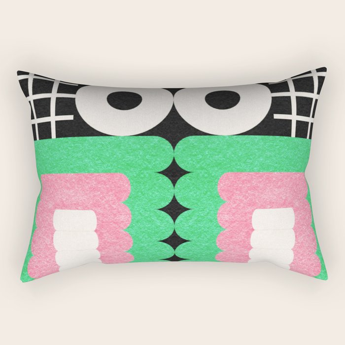 Funny Face Rectangular Pillow Gallery Image 1