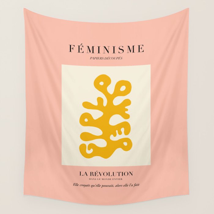 L'ART DU FÃMINISME III â Feminist Art â Matisse Exhibition Poster Wall Tapestry Gallery Image 4