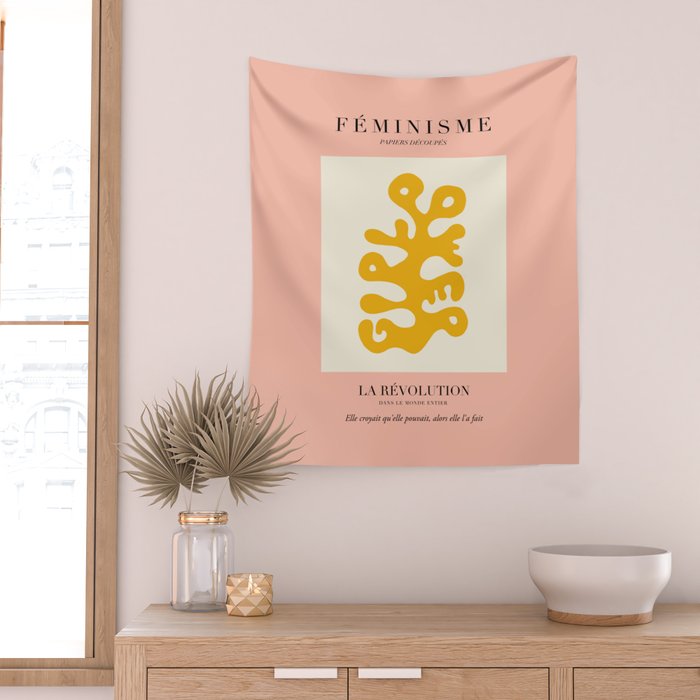 L'ART DU FÃMINISME III â Feminist Art â Matisse Exhibition Poster Wall Tapestry Gallery Image 2