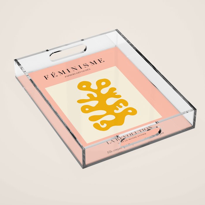 L'ART DU FÃMINISME III â Feminist Art â Matisse Exhibition Poster Acrylic Tray Gallery Image 1