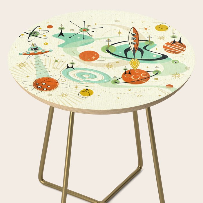 Atomic Space Cats studioxtine Side Table Gallery Image 2