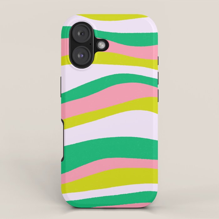 Retro Ribbon Stripes iPhone Case Gallery Image 1