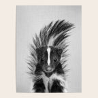 Skunk - Black & White Poster Gallery Image 4