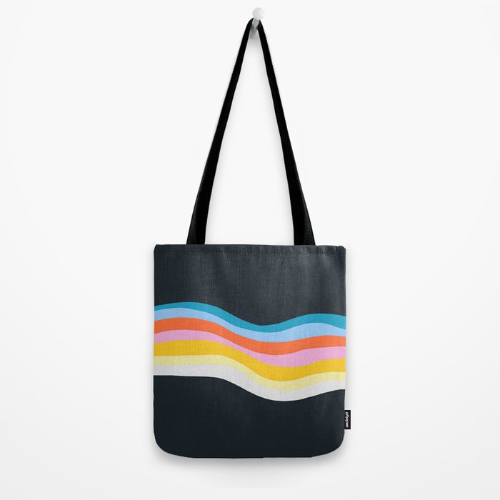 dark wave Tote Bag Gallery Image 2