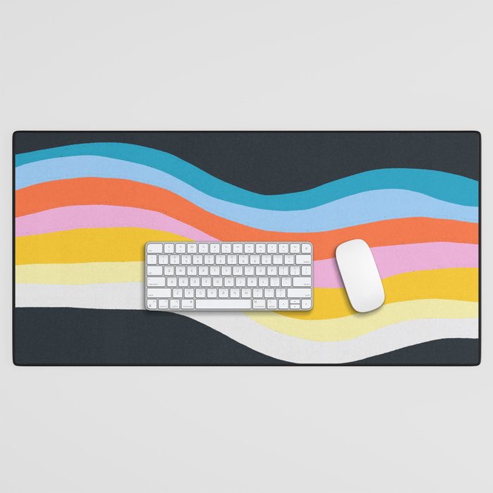 dark wave Desk Mat Gallery Image 1
