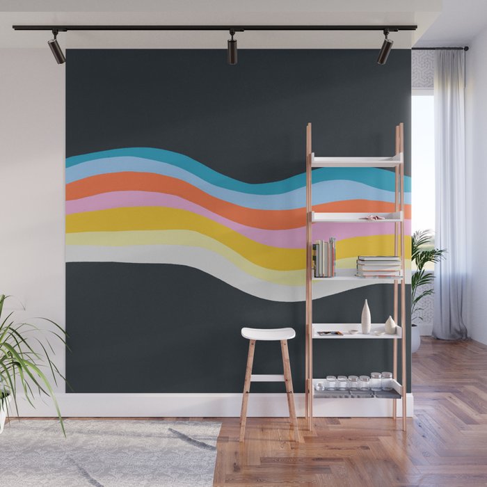 dark wave Wall Mural Gallery Image 1