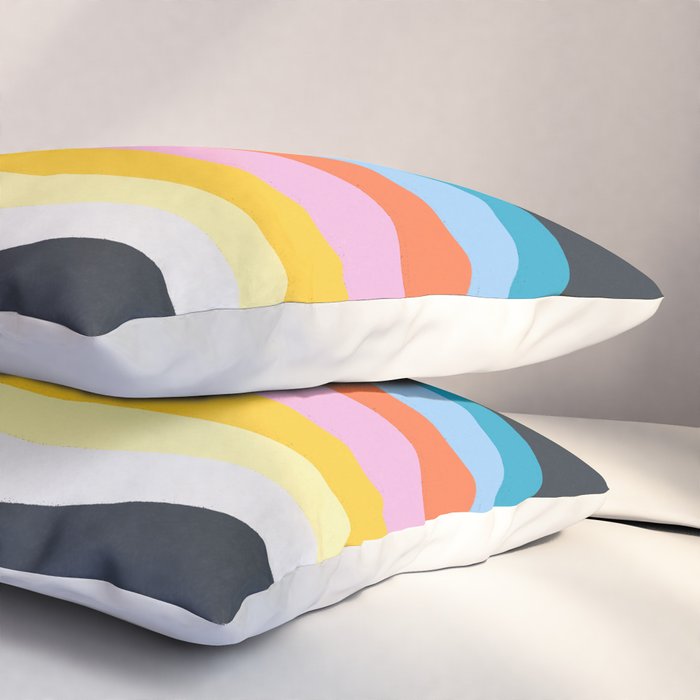dark wave Pillow Sham Gallery Image 3