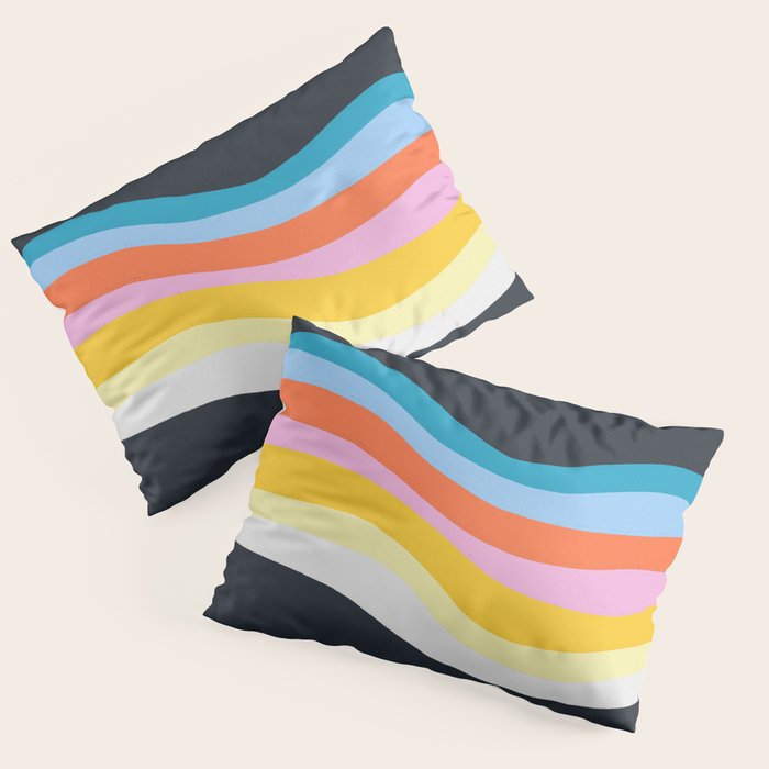dark wave Pillow Sham Gallery Image 1