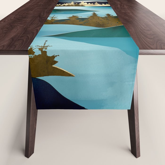 Autumn River Night Table Runner Gallery Image 1
