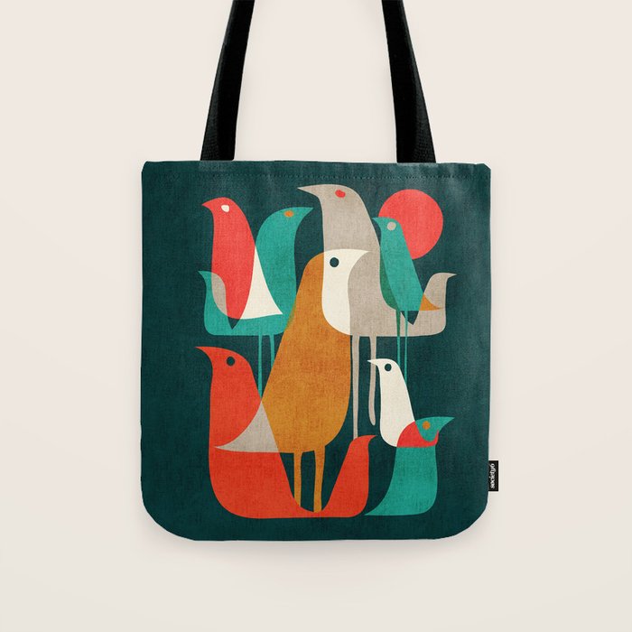 Flock of Birds Tote Bag Gallery Image 1
