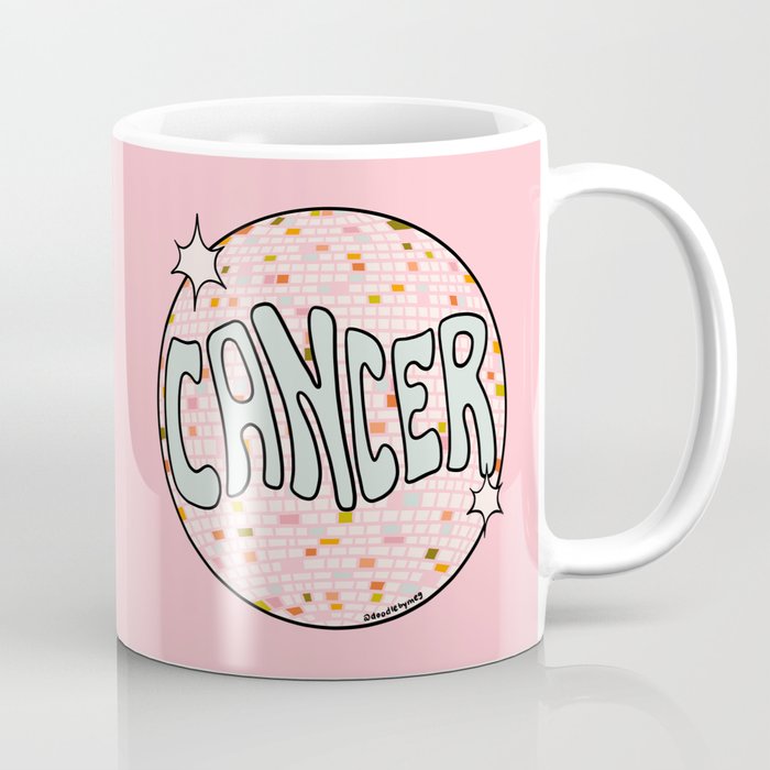Cancer Disco Ball Coffee Mug Gallery Image 1