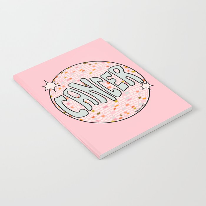 Cancer Disco Ball Notebook Gallery Image 1