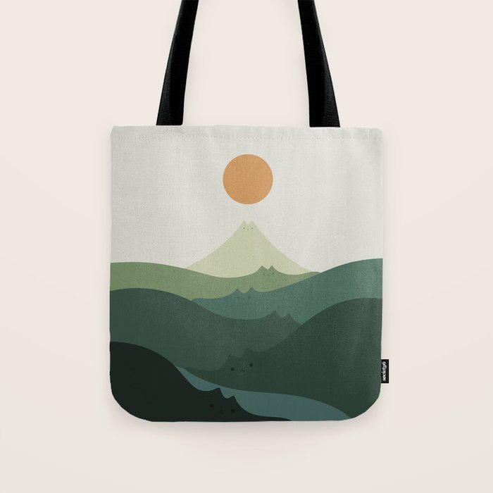 Cat Landscape 87B (Meowvelous Nature) Tote Bag Gallery Image 1