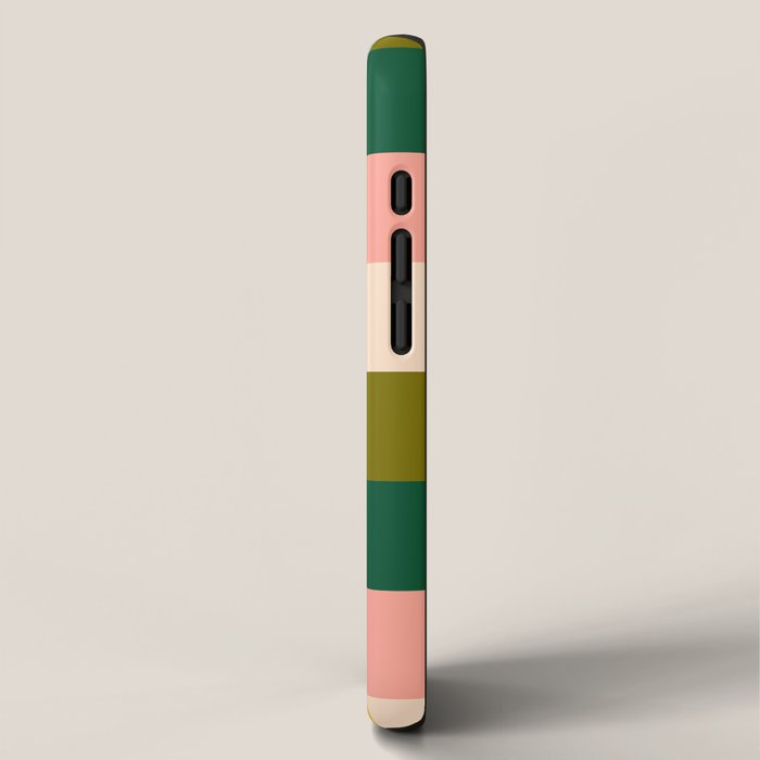 Checkered Rainbow Retro Vibe  iPhone Case Gallery Image 2