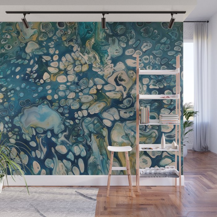 Underwater Abstract Fantasy Wall Mural Gallery Image 1