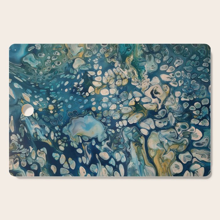Underwater Abstract Fantasy Cutting Board Gallery Image 1