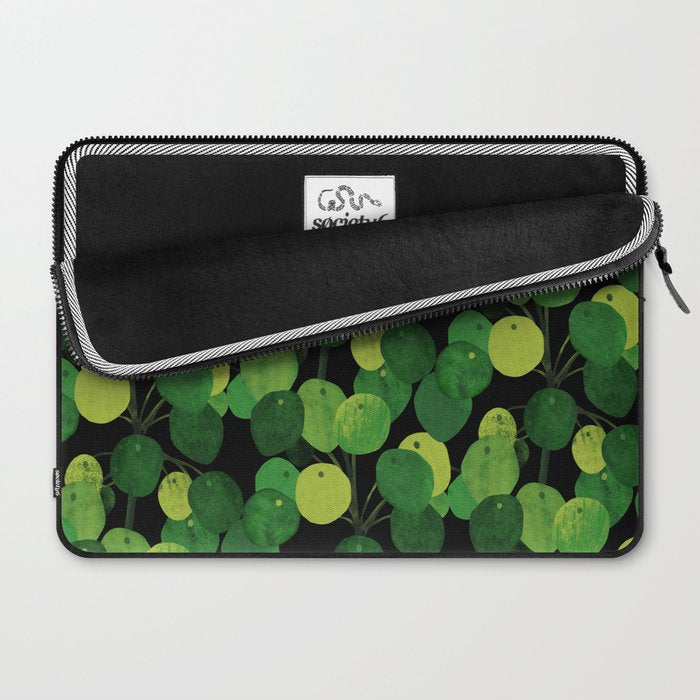 Black Pliea Peperonioides interior plant Laptop Sleeve Gallery Image 2